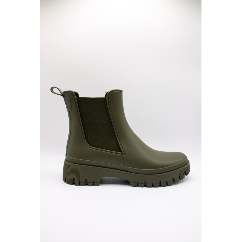 Bottines pluie Lemon Jelly Kirby kaki mat femme