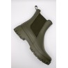 Bottines pluie Lemon Jelly Kirby kaki mat femme