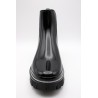 Bottines pluie Rory Lemon Jelly noir vernis léopard