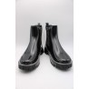 Bottines pluie Rory Lemon Jelly noir vernis léopard