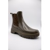 Bottines pluie Rory Lemon Jelly marron léopard
