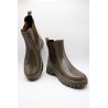 Bottines pluie Rory Lemon Jelly marron léopard