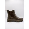 Bottines pluie Rory Lemon Jelly marron léopard