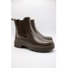 Bottines pluie Rory Lemon Jelly marron léopard