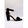 Sandales à talon noires femme Tamaris