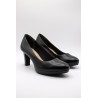 Escarpins cuir noir talon bloc Tamaris 1-22410-41-001