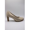 Escarpins dorés cuir femme Tamaris 1-22433-41