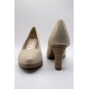 Escarpins dorés cuir femme Tamaris 1-22433-41