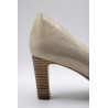 Escarpins dorés cuir femme Tamaris 1-22433-41