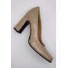 Escarpins Rosemetal J2140 beige vernis bout carré