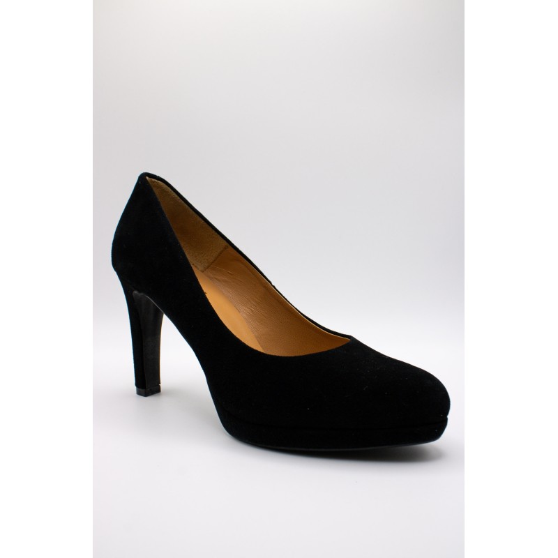 Escarpins noirs cuir suédine femme J2184J