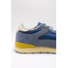 Baskets City Retro jaune et bleu semelle Memory Foam