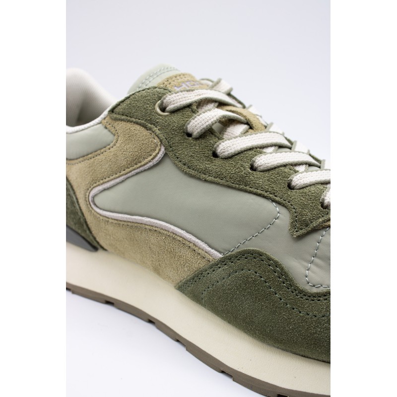 Baskets City kaki homme semelle mémoire de forme