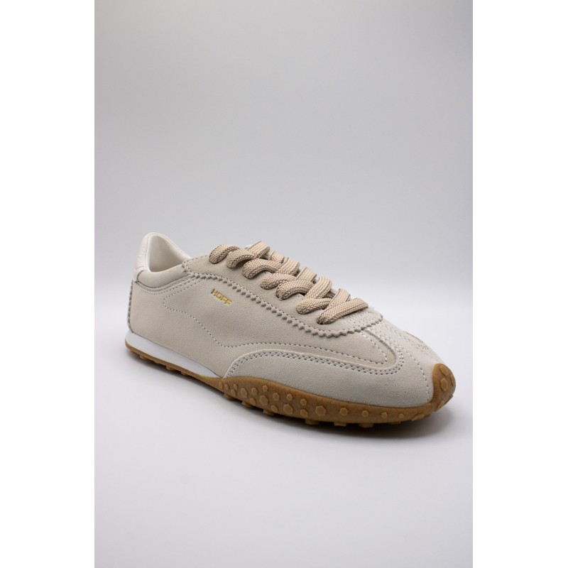 Baskets Hoff Bridge beige daim femme mémoire de forme