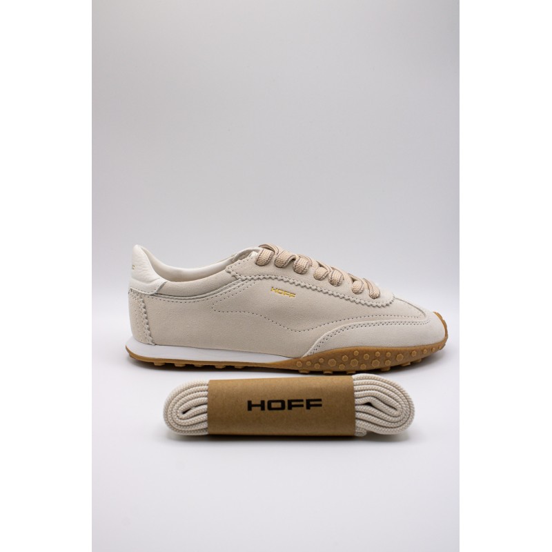 Baskets Hoff Bridge beige daim femme mémoire de forme