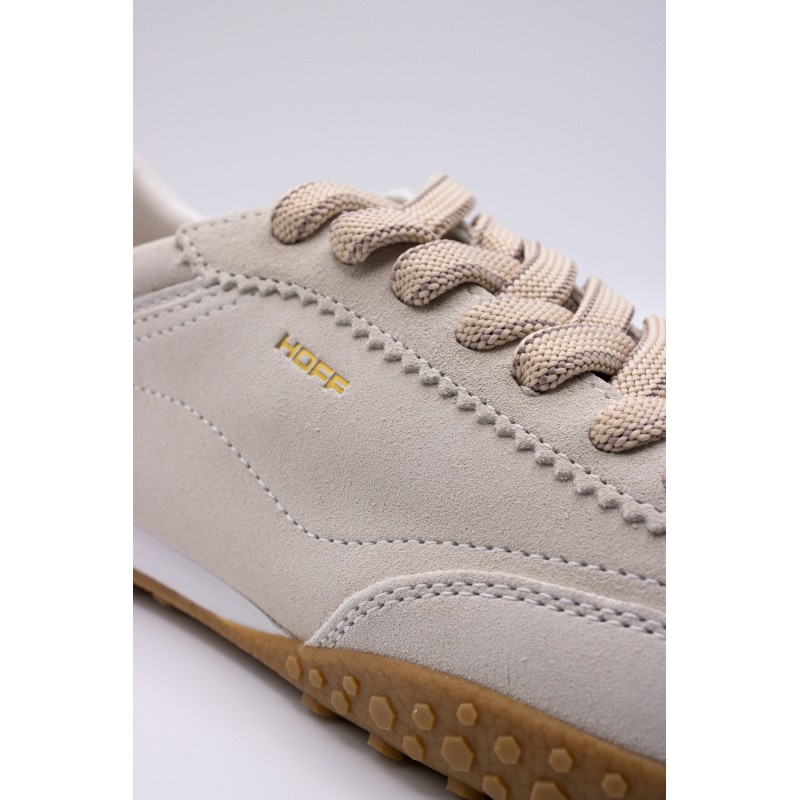 Baskets Hoff Bridge beige daim femme mémoire de forme