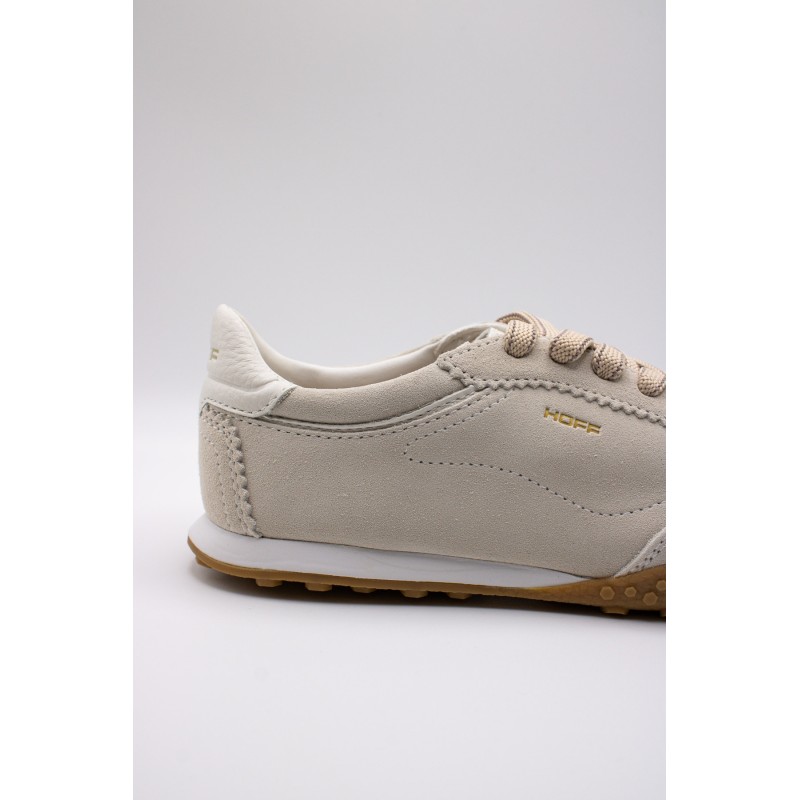 Baskets Hoff Bridge beige daim femme mémoire de forme