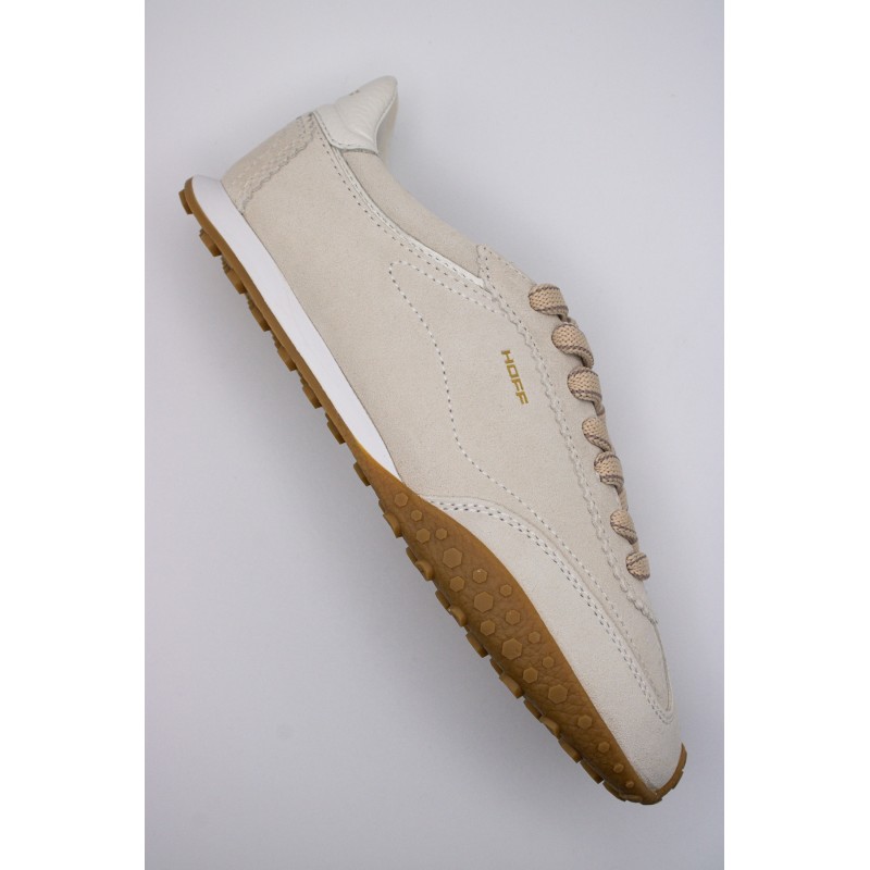 Baskets Hoff Bridge beige daim femme mémoire de forme