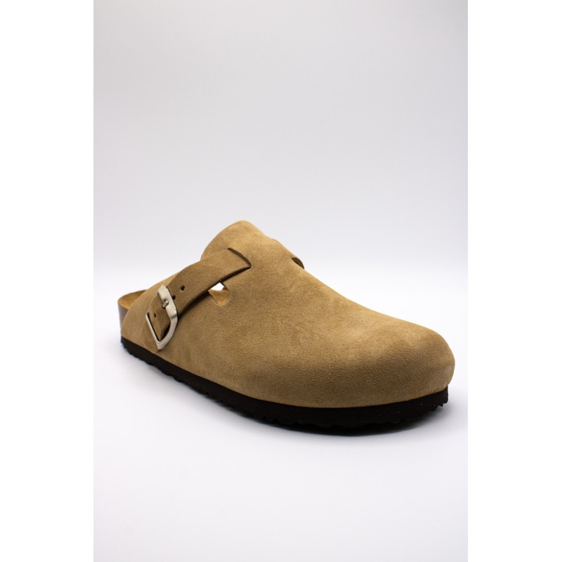 Sabots cuir beige femme FIJ2401 other step