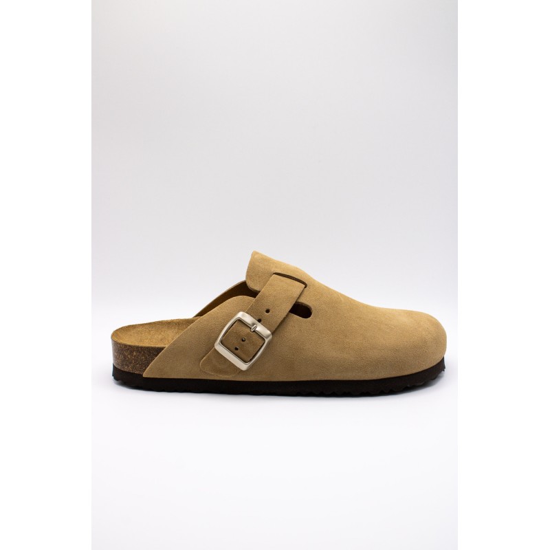 Sabots cuir beige femme FIJ2401 other step