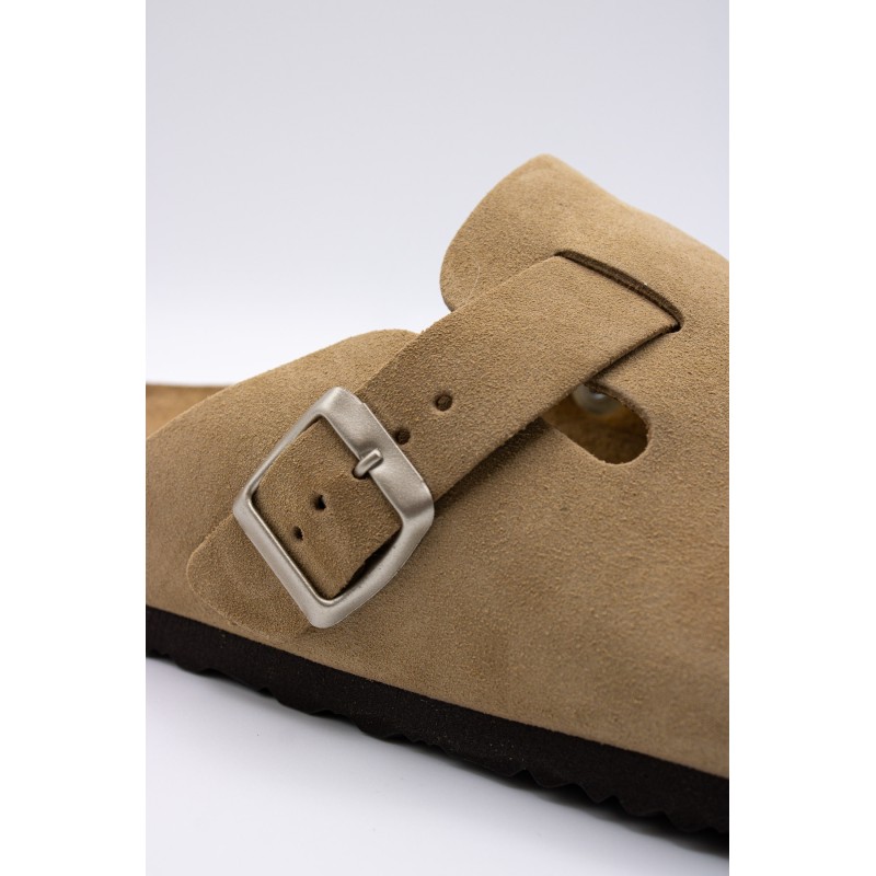 Sabots cuir beige femme FIJ2401 other step