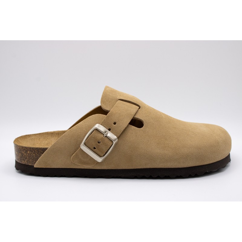 Sabots cuir beige femme FIJ2401 other step