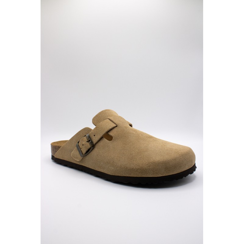 Sabots cuir beige homme FIJ2401 other and step