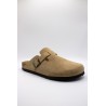 Sabots cuir beige homme FIJ2401 other and step