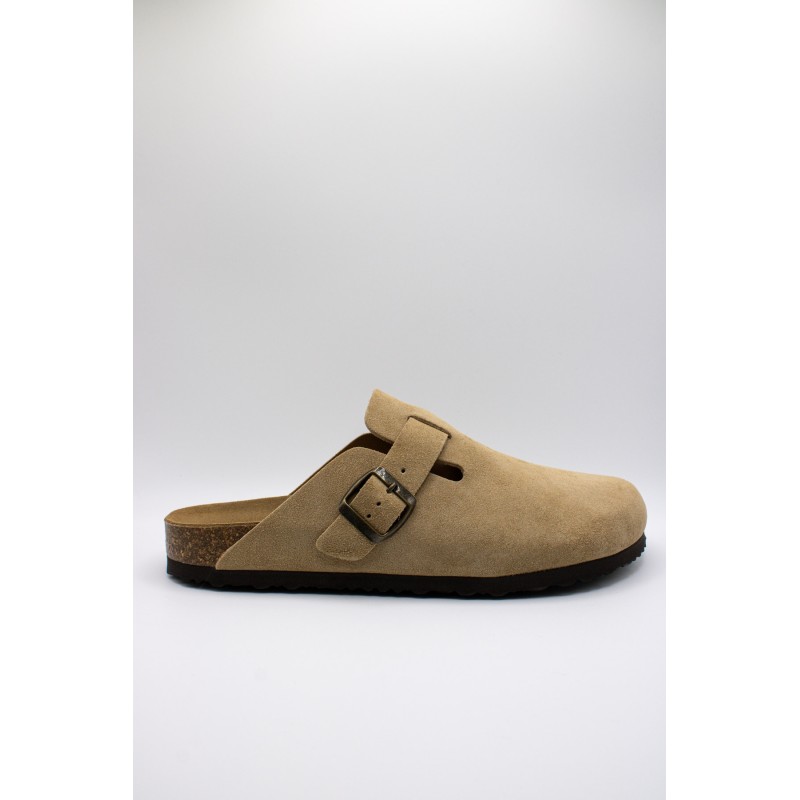 Sabots cuir beige homme FIJ2401 other and step