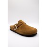 Sabots cuir muscade femme tressés other step
