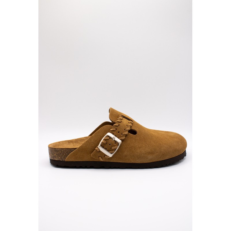 Sabots cuir muscade femme tressés other step