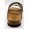 Sandales cuir marron double brides femme OTHER STEP