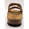 Sandales cuir marron homme double brides OTHER STEP