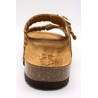 Sandales cuir tressé femme double brides DEIDA
