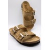 Sandales cuir tressé femme double brides OTHER STEP