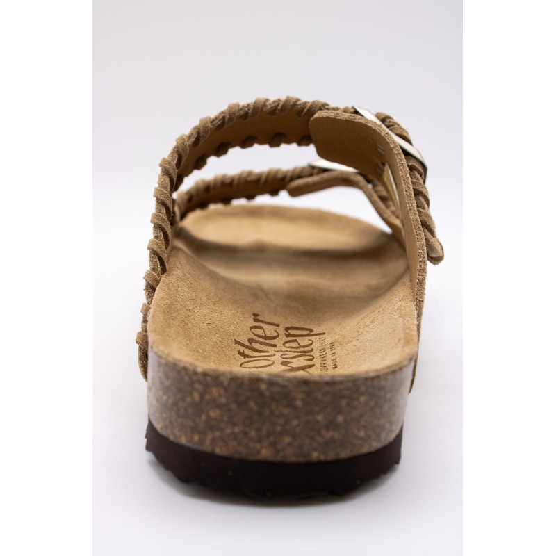 Sandales cuir tressé femme double brides OTHER STEP