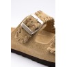 Sandales cuir tressé femme double brides OTHER STEP