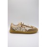 Baskets cuir beige femme Éléa poils vache OTHER STEP