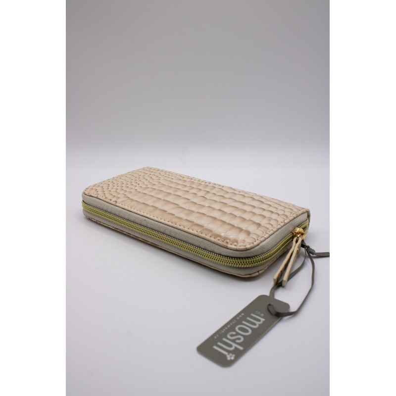 Portefeuille écru effet écailles - THE MOSHI Femme