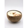 Bougie plante artisanale parfum fleur de tiaré LUMINANTE