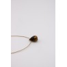 Collier goutte oeil de tigre - UNE A UNE