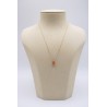 Collier goutte Sunny Stone camel Une à Une