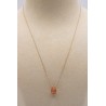 Collier goutte Sunny Stone camel Une à Une