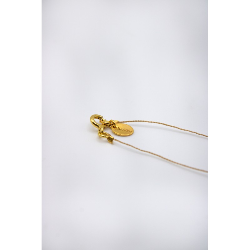 Collier goutte beryl emeraude - UNE A UNE