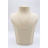 Collier goutte quartz rose - UNE A UNE