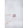 Collier goutte quartz rose - UNE A UNE