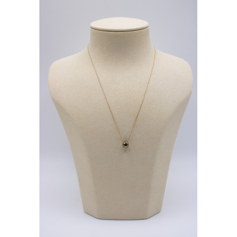 Collier goutte pyrite - UNE A UNE