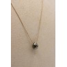 Collier goutte pyrite - UNE A UNE