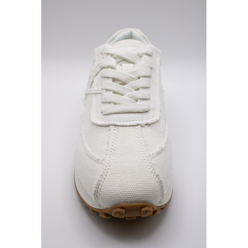 Baskets Vanessa Wu BK2918 blanches femme toile