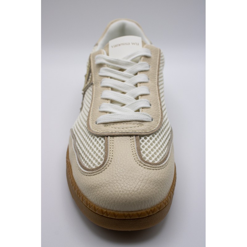 Baskets Vanessa Wu BK2843 Aura femme écru et doré
